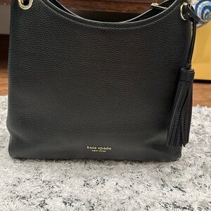 Black Kate Spade Loop Large shoulder bag